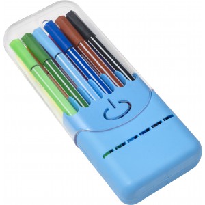 12 water-based felt tip pens Evan, light blue (Drawing set)