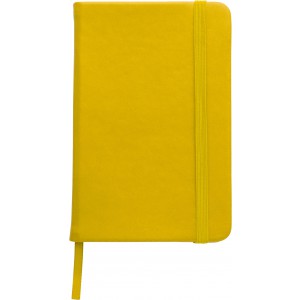 PU notebook Brigitta, yellow