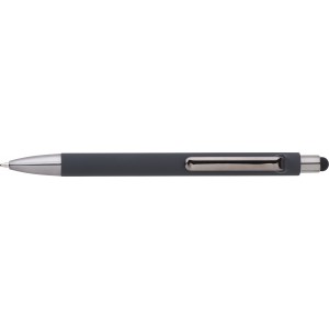 ABS ballpen Hendrix, grey (Plastic pen)