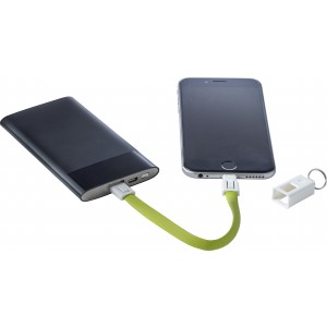 ABS charging cable Pierre, lime (Eletronics cables, adapters)