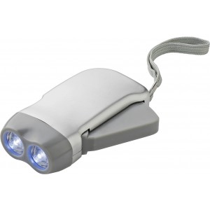 ABS dynamo torch Tristan, silver (Lamps)