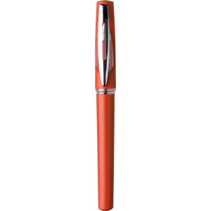 ABS ink pen Karin, red (Plastic pen)