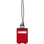 ABS luggage tag Jenson, red