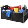 Accordion trunk organiser, solid black