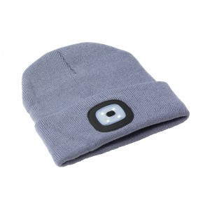 Acrylic beanie Vivian, grey (Hats)