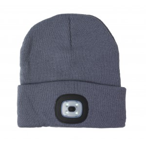 Acrylic beanie Vivian, grey (Hats)