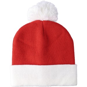 Acrylic knitted beanie Eleni, red (Decorations)