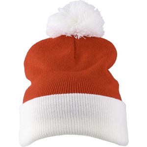 Acrylic knitted beanie Eleni, red (Decorations)