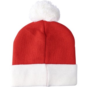 Acrylic knitted beanie Eleni, red (Decorations)