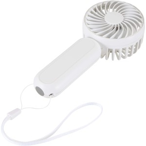 Aervia recycled plastic portable fan, White