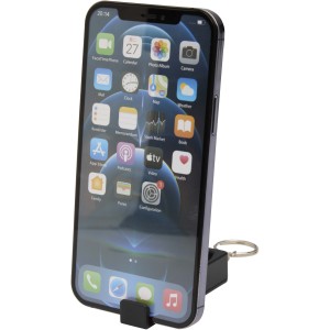 Aggia recycled plastic phone stand with fidget toy, Solid bl
