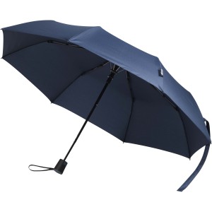 Agnes 21" foldable auto open RPET umbrella, Navy