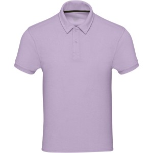 Akoya recycled terry unisex polo, Lilac (T-shirt, mixed fiber, synthetic)