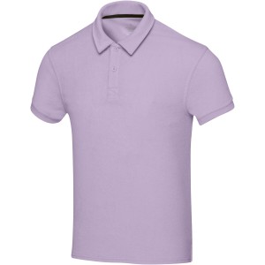 Akoya recycled terry unisex polo, Lilac (T-shirt, mixed fiber, synthetic)