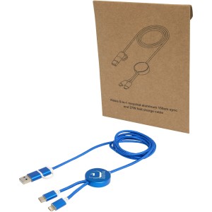 Alasia 5-in-1 recycled aluminium and plastic 150 cm data syn (Eletronics cables, adapters)