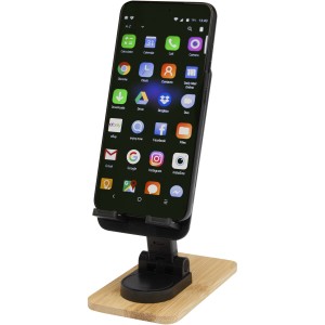 Alfirk recycled plastic foldeable desk phone stand with bamb