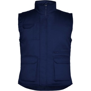 Almanzor multi-purpose workwear bodywarmer with high neck, Navy Blue