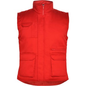 Almanzor multi-purpose workwear bodywarmer with high neck, Red