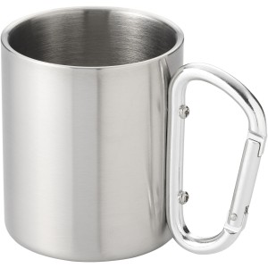 Alps 200 ml vacuum insulated mug with carabiner, Silver (Mugs)