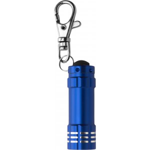 Aluminium 2-in-1 key holder Anna, cobalt blue (Keychains)