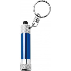 Aluminium 2-in-1 key holder Audrey, cobalt blue (Keychains)