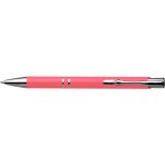 Aluminium ballpen Albacete, pink (3444-17)