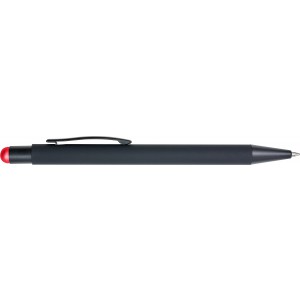 Aluminium ballpen Formentera, red (Multi-colored, multi-functional pen)