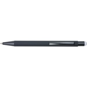 Aluminium ballpen Formentera, white (Multi-colored, multi-functional pen)