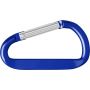 Aluminium carabiner key chain Guilermo, blue