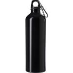 Aluminium flask Gio, black (8695-01)
