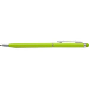 Aluminium ballpen Irina, lime