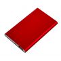 Aluminium power bank Ezra, red