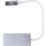 Aluminium USB Hub Layton, silver