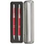 Aluminium writing set Zahir, red