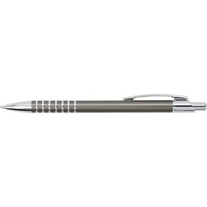 Aluminum ballpen Wayne, light grey (Metallic pen)