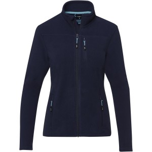 Amber women's GRS recycled full zip fleece jacket, Navy (Polar pullovers)