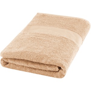 Amelia 450 g/m2 cotton bath towel 70x140 cm, Beige (Towels)