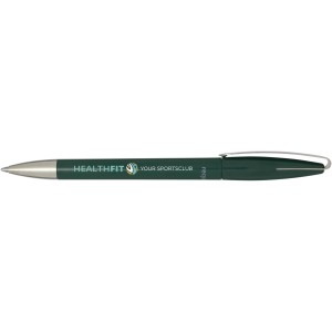 Ana recycled plastic ballpoint pen, Forest green (Plastic pen)