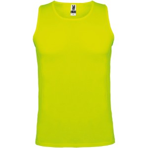 Andre men's sports vest, Fluor Yellow (T-shirt, mixed fiber, synthetic)
