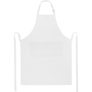 Andrea 240 g/m2 apron with adjustable neck strap, White (Apron)