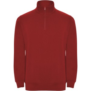 Aneto 280 g/m2 quarter zip sweater, Red