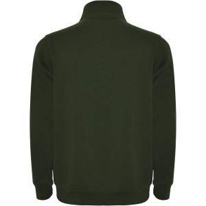 Aneto quarter zip sweater, Bottle green (Pullovers)