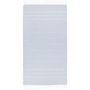 Anna 150 g/m2 hammam cotton towel 100x180 cm, Blue (Towels)