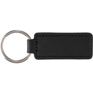 Apple leather and PU keychain Sabrina, black (Keychains)