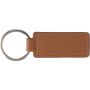 Apple leather and PU keychain Sabrina, brown