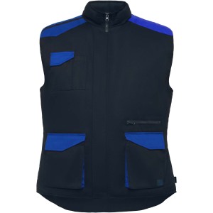 Armada multi-pocket workwear vest, Navy Blue, Royal blue