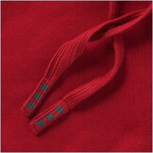 Arora hooded full zip ladies sweater, Red (Pullovers)