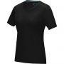 Azurite short sleeve women's  organic t-shirt, Solid black