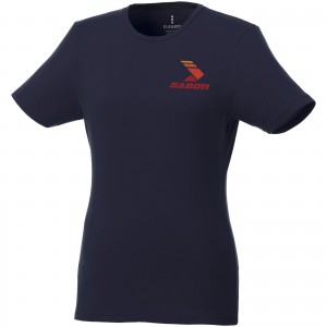 Balfour short sleeve women's organic t-shirt, Navy (T-shirt, 90-100% cotton)