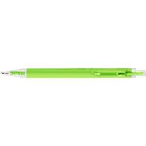 Ballpen Corvin, Recycled, Push, lime